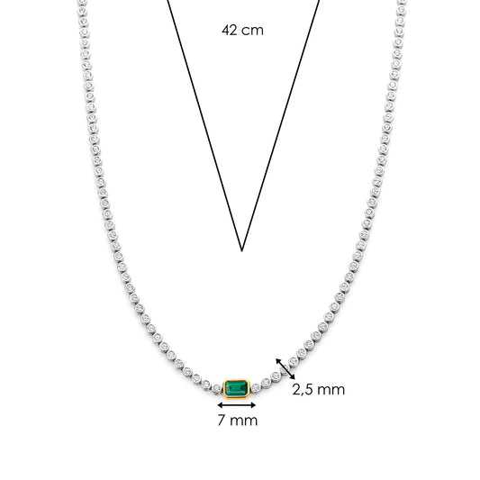 TI SENTO - Milano Necklace 34053EM/42