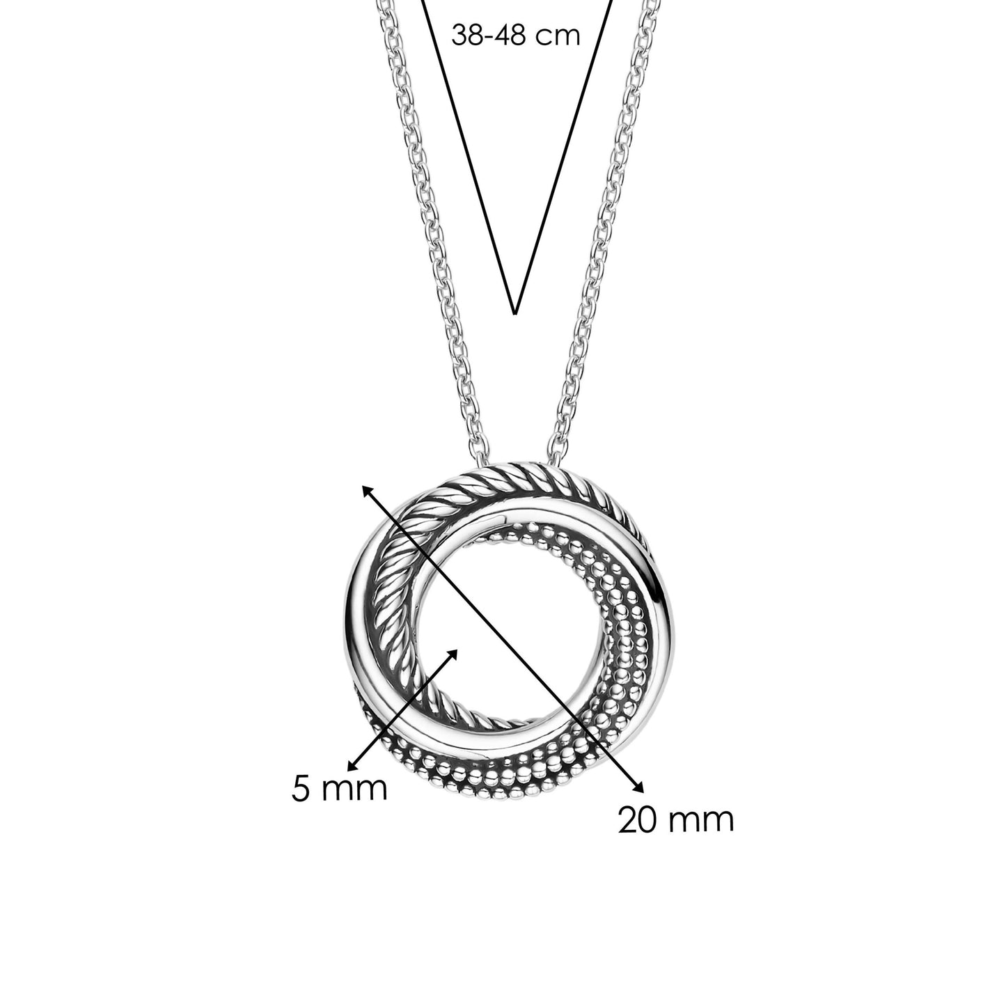 TI SENTO - Milano Necklace 34054ZI/42