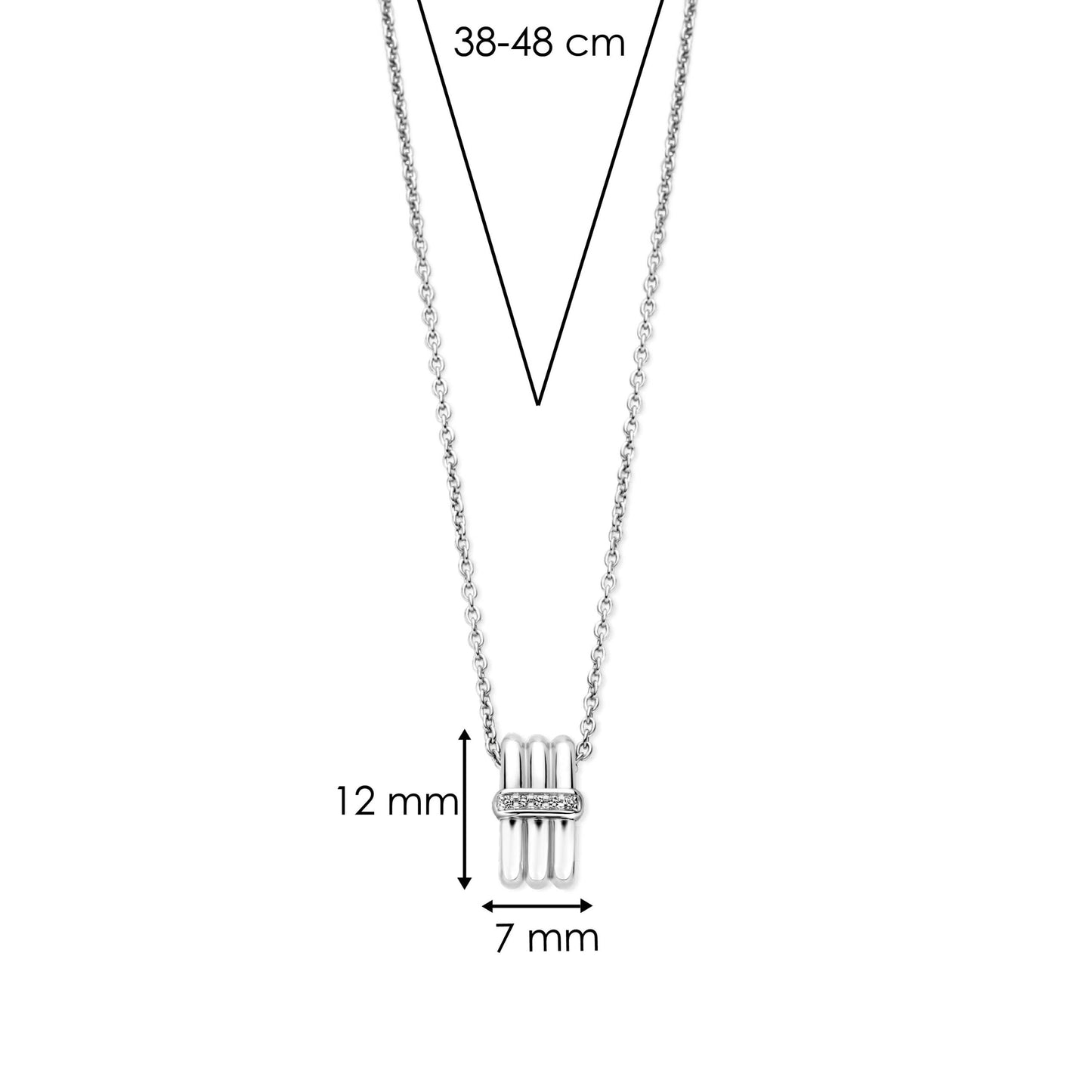 TI SENTO - Milano Necklace 34057ZI/42
