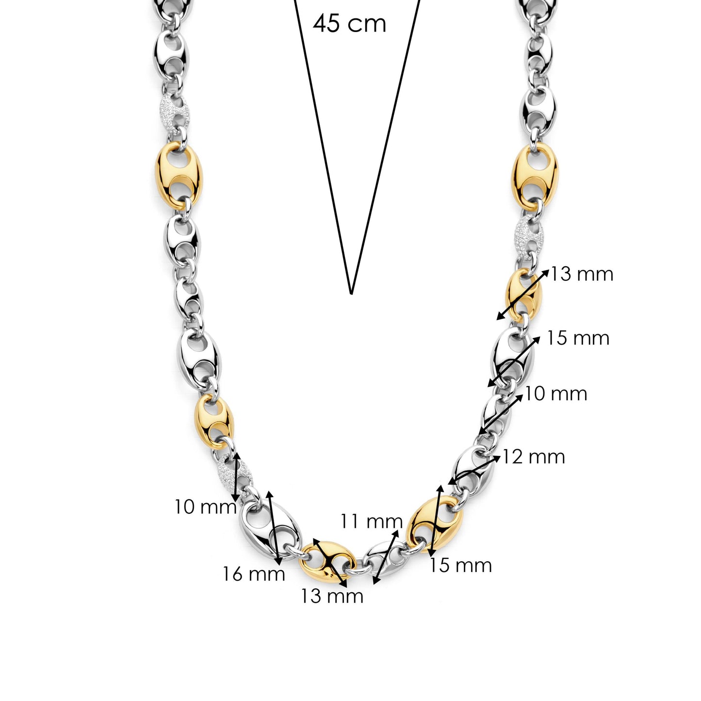 TI SENTO - Milano Necklace 34062ZY/45