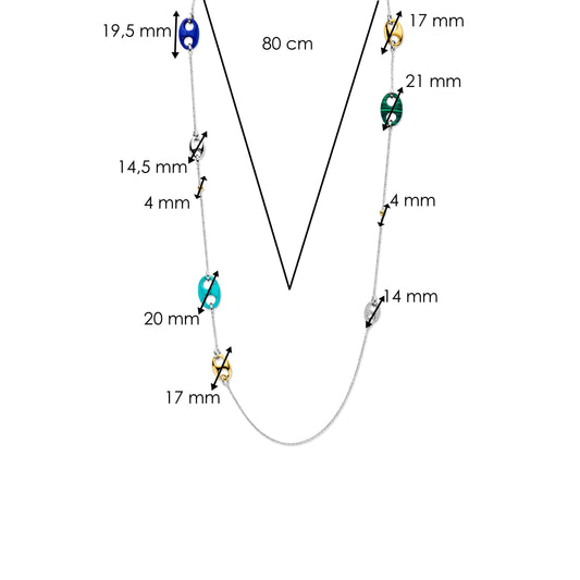 TI SENTO - Milano Necklace 34064TQ/80