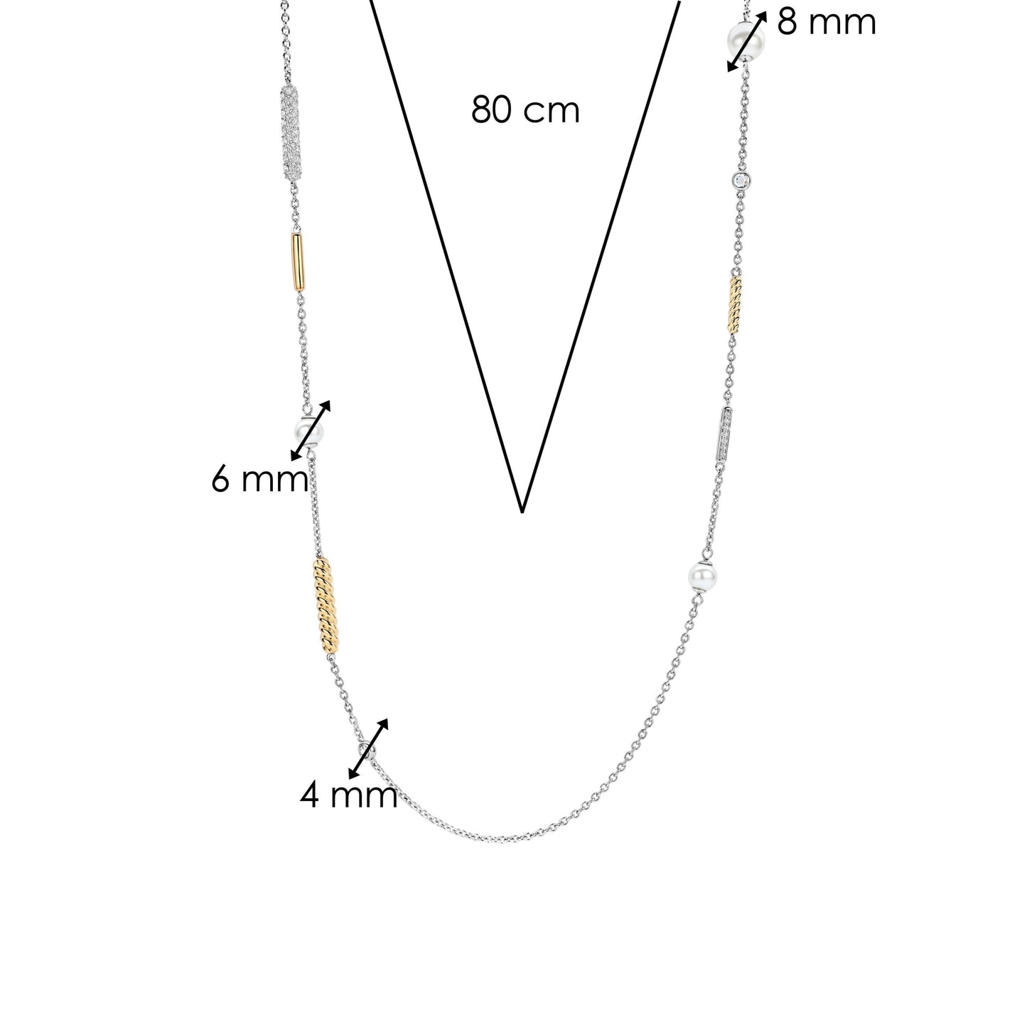 TI SENTO - Milano Necklace 34089ZY/80