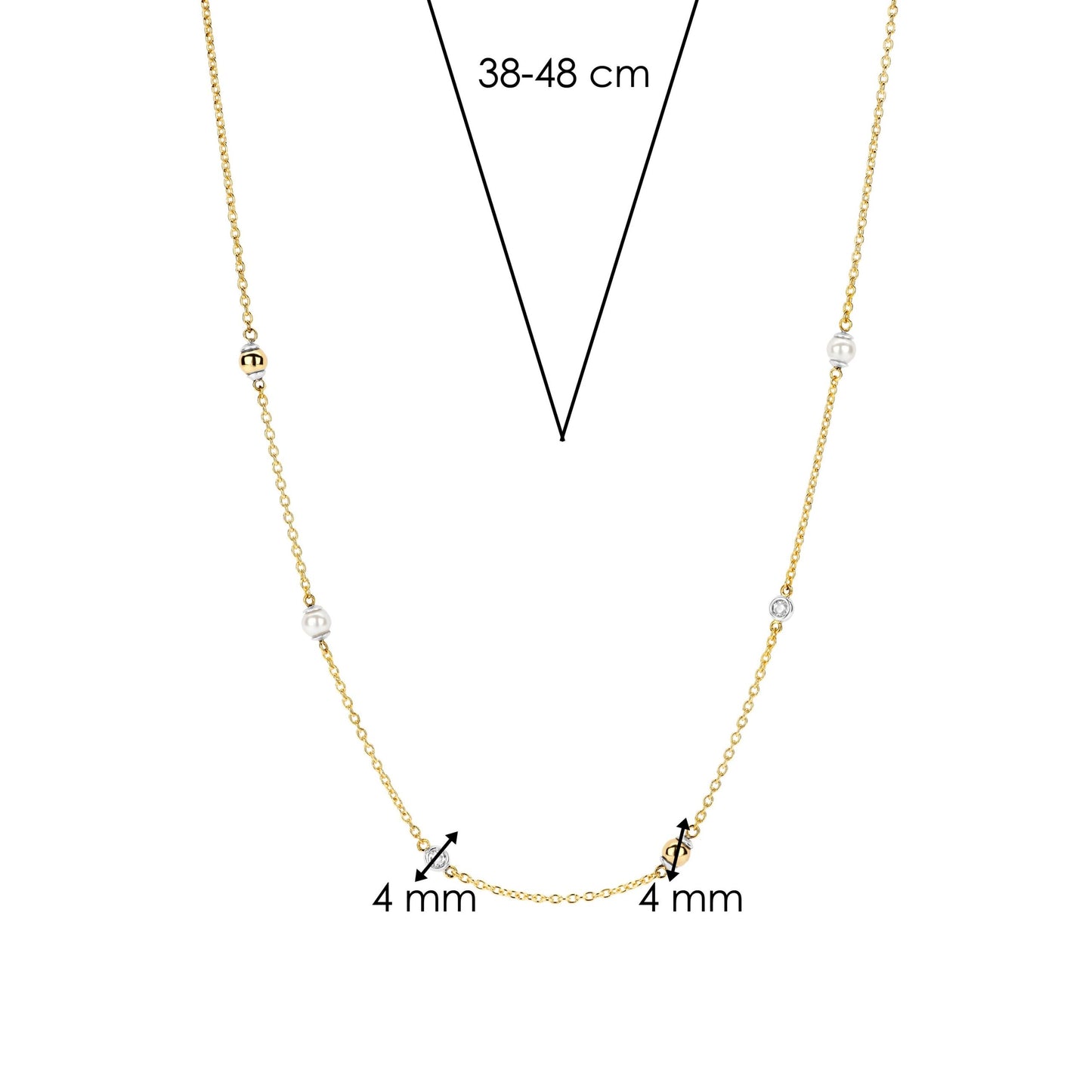 TI SENTO - Milano Necklace 34097ZY/42