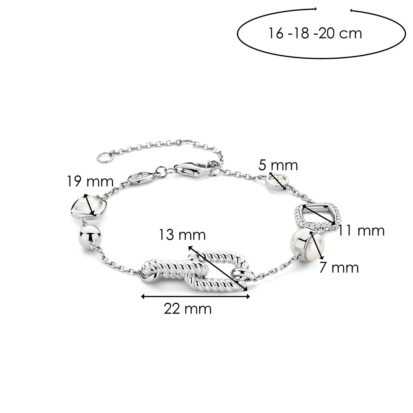 TI SENTO Bracelet 23033ZI