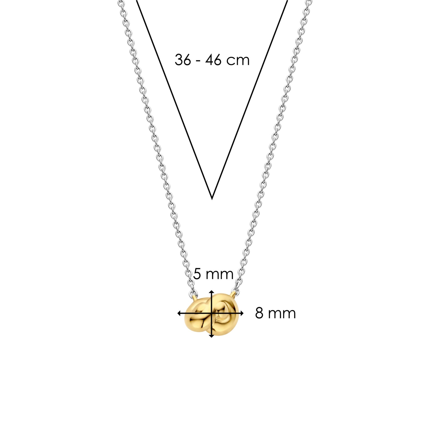 TI SENTO - Milano Necklace 34001SY/42