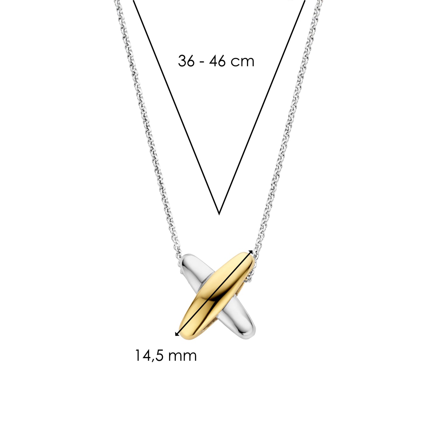 TI SENTO - Milano Necklace 34003SY/42