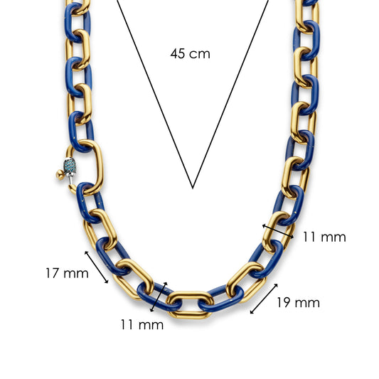TI SENTO - Milano Necklace 34005BL/45