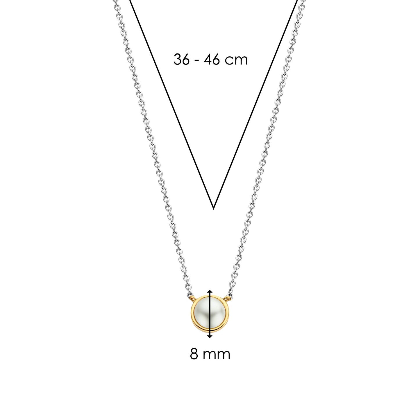TI SENTO - Milano Necklace 34007YP/42