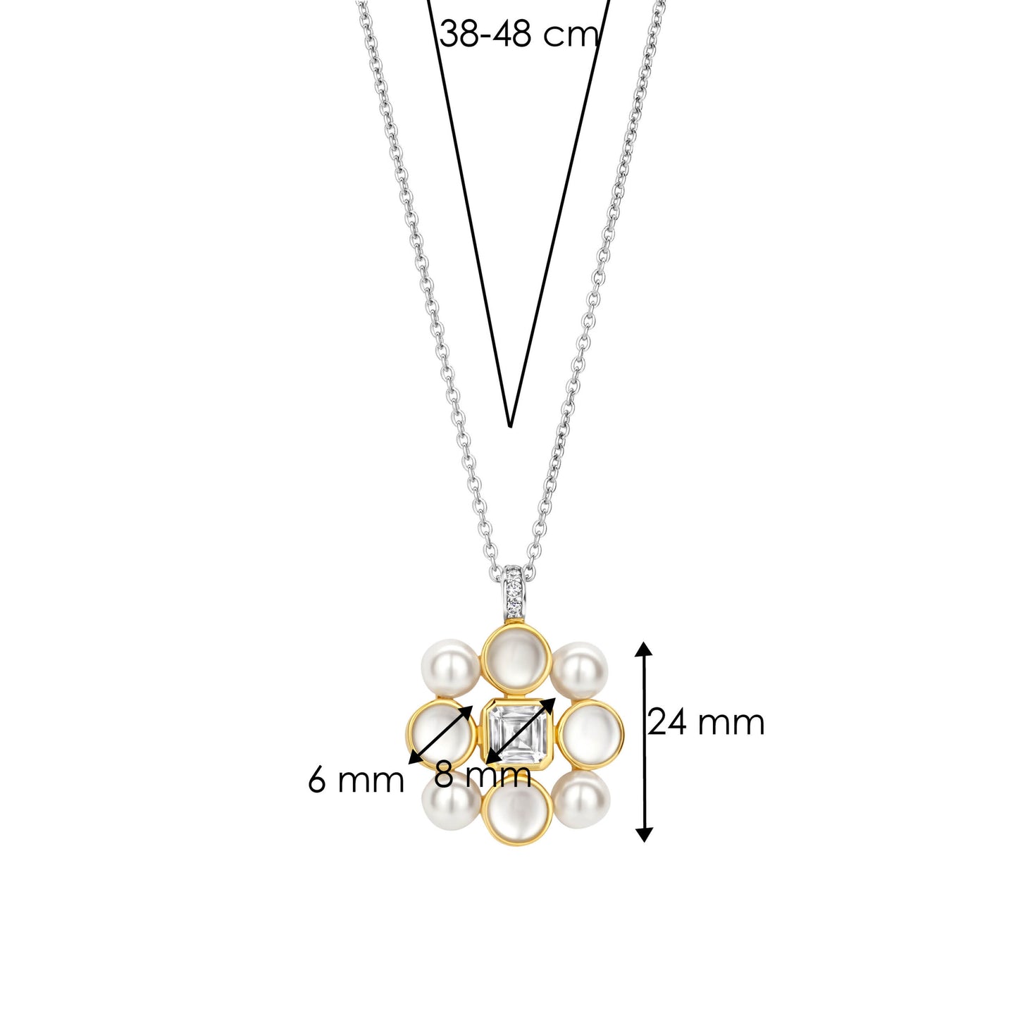 TI SENTO - Milano Necklace 34046YP/42