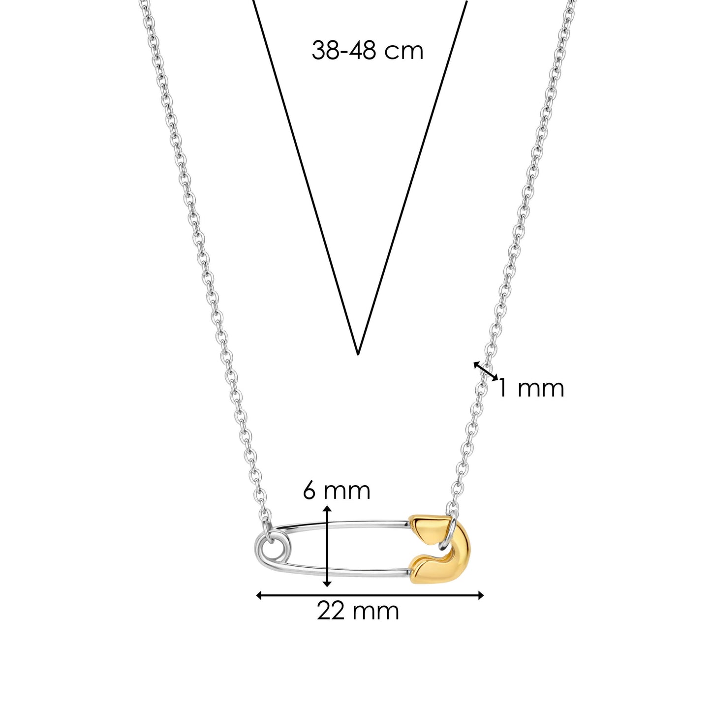 TI SENTO - Milano Necklace 34048SY/42