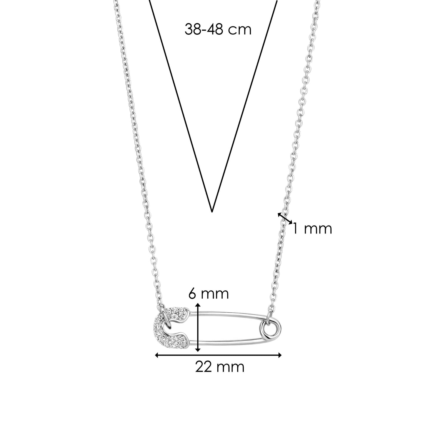 TI SENTO - Milano Necklace 34048ZI/42