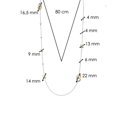 TI SENTO - Milano Necklace 34061ZY/80