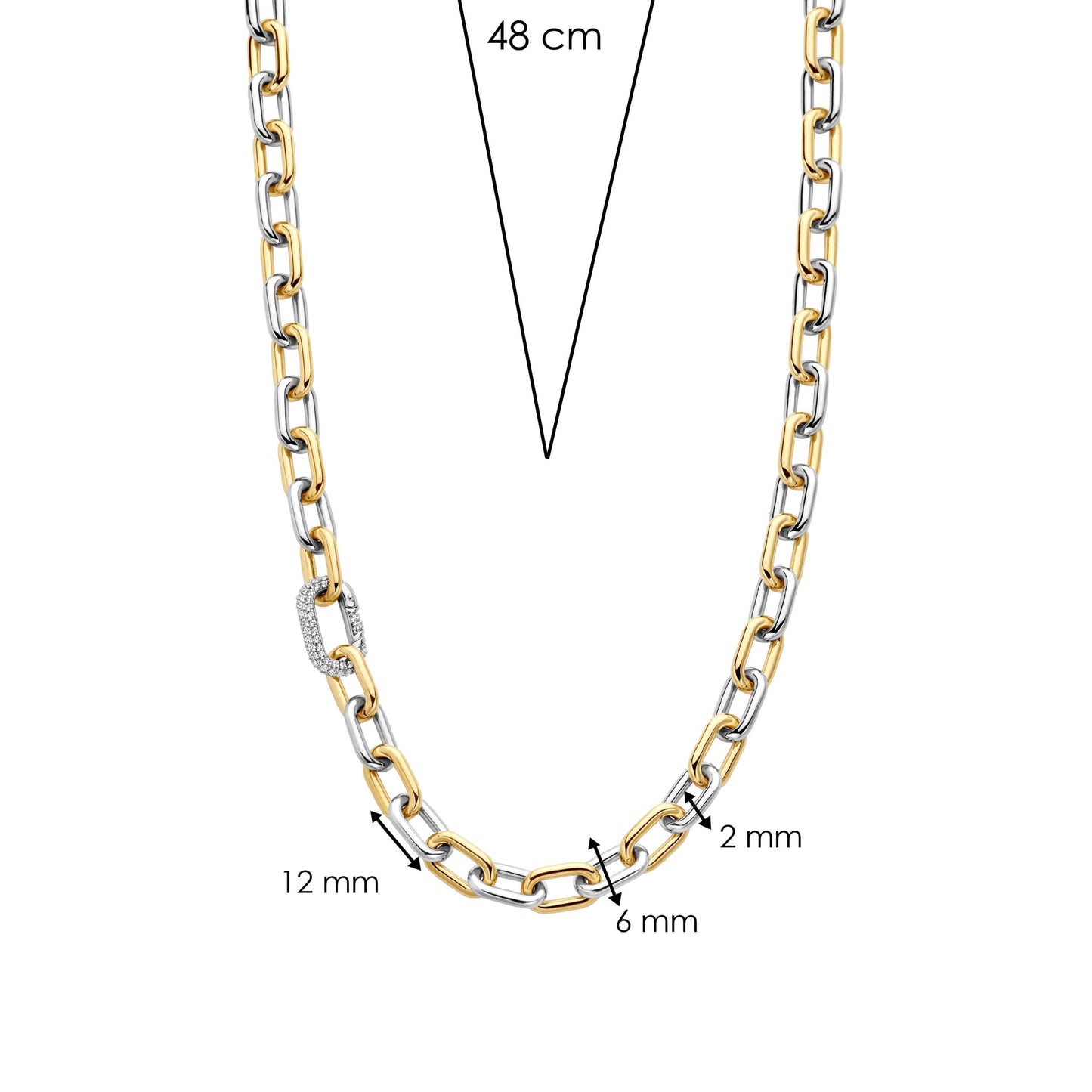 TI SENTO - Milano Necklace 34065ZY/48