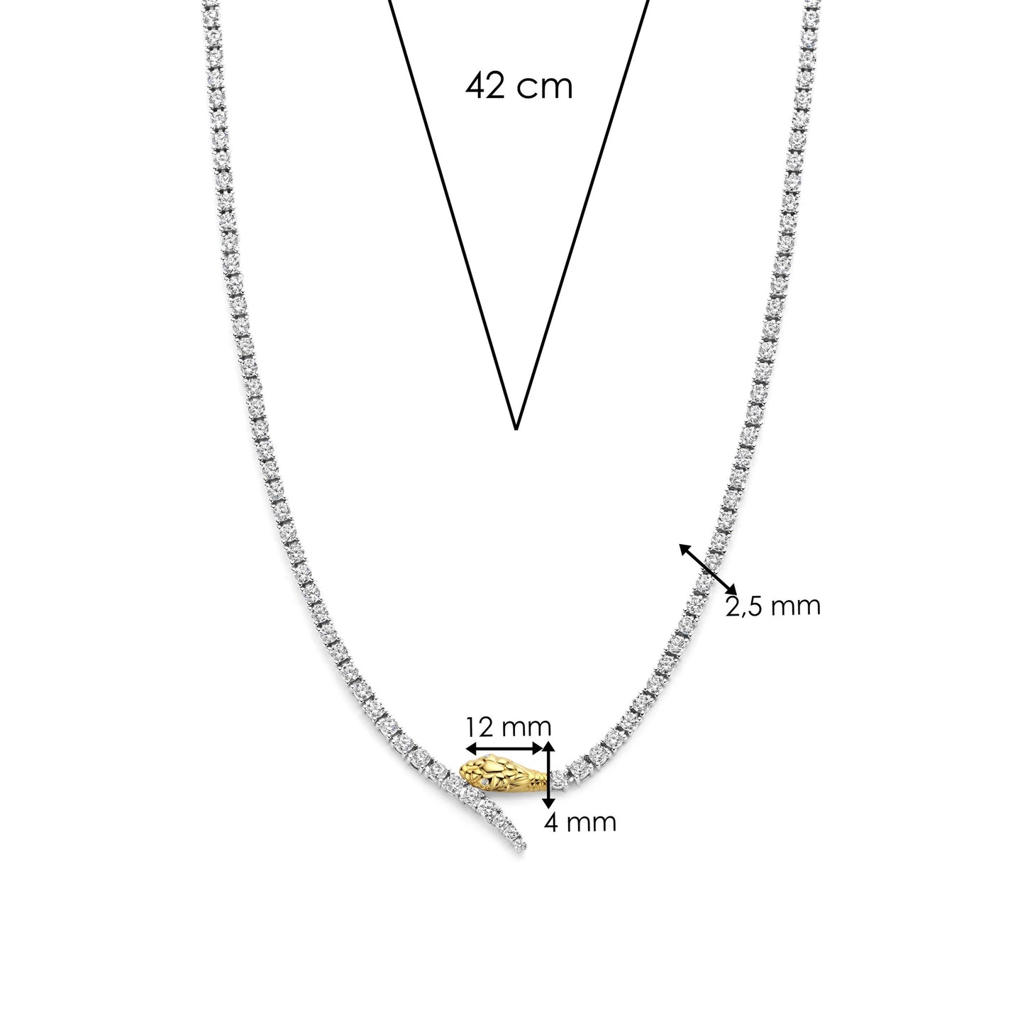 TI SENTO - Milano Necklace 34072ZY/42