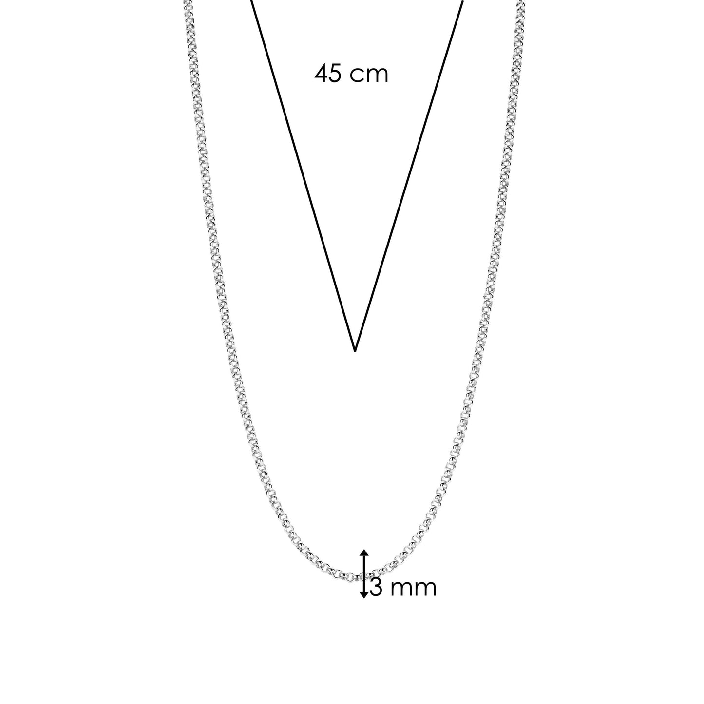 TI SENTO - Milano Necklace 34086SI/45