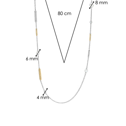 TI SENTO - Milano Necklace 34089ZY/80