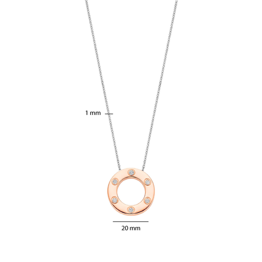 TI SENTO - Milano Necklace 34117ZR/42