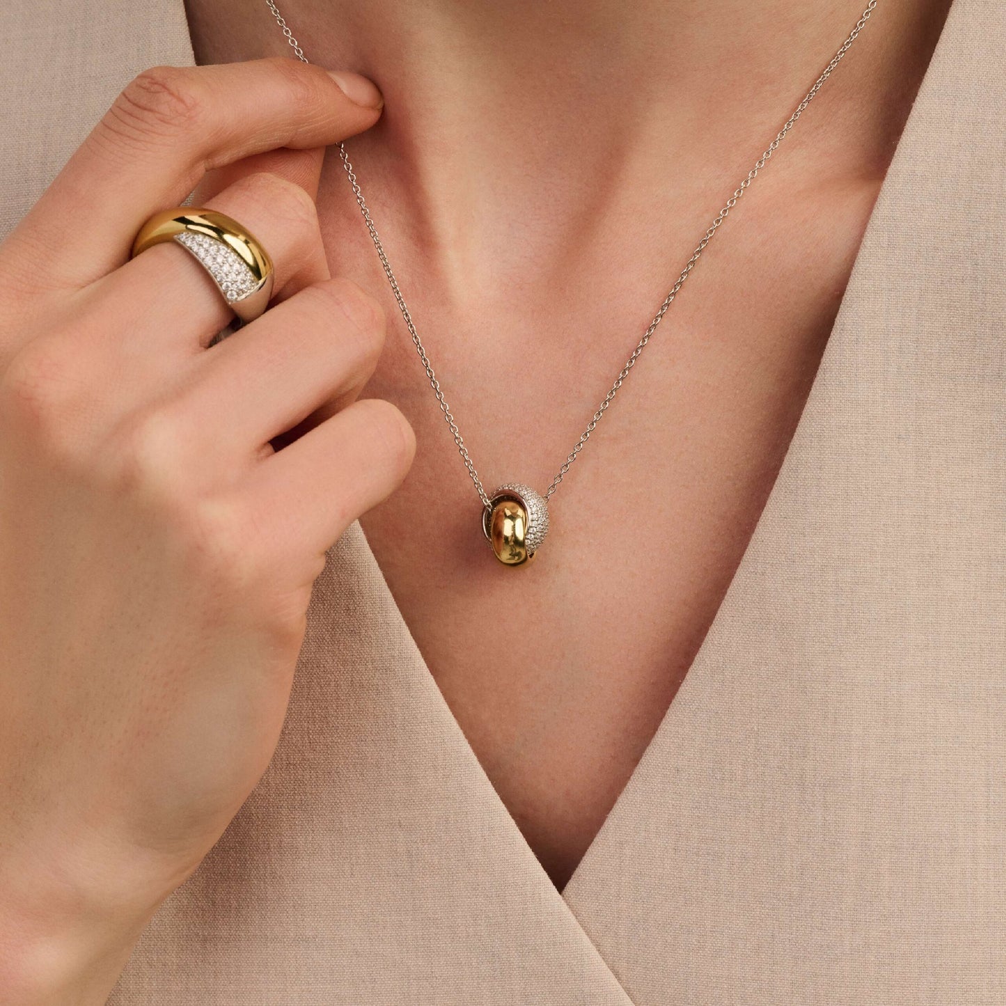 TI SENTO - Milano Necklace 34118ZY/42