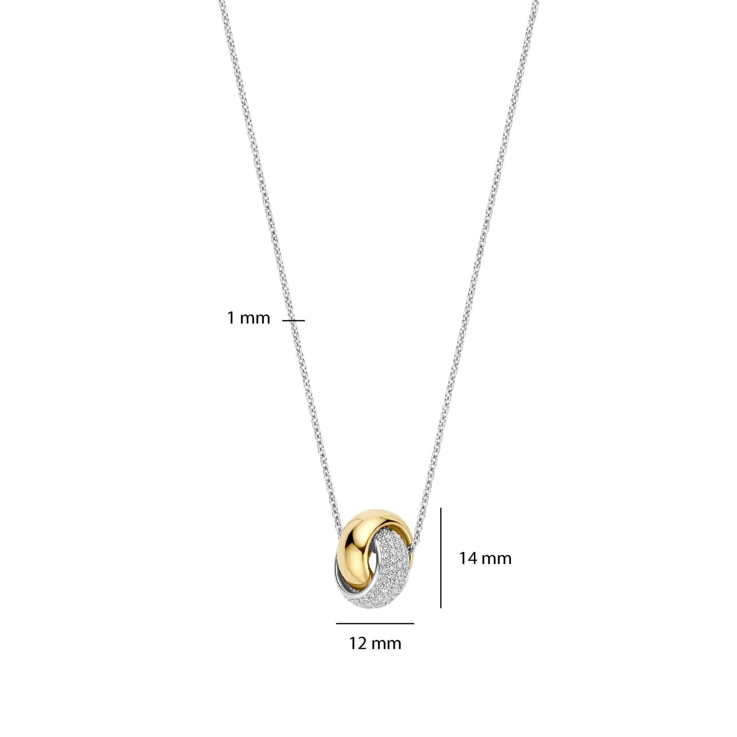 TI SENTO - Milano Necklace 34118ZY/42