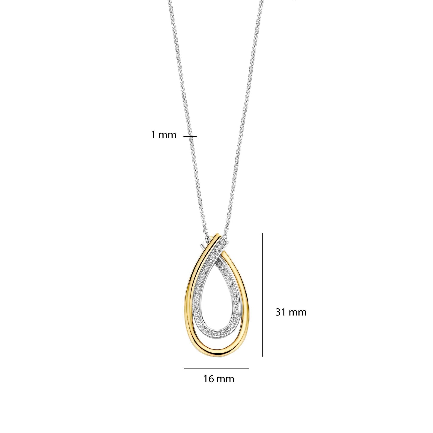 TI SENTO - Milano Necklace 34121ZY/45