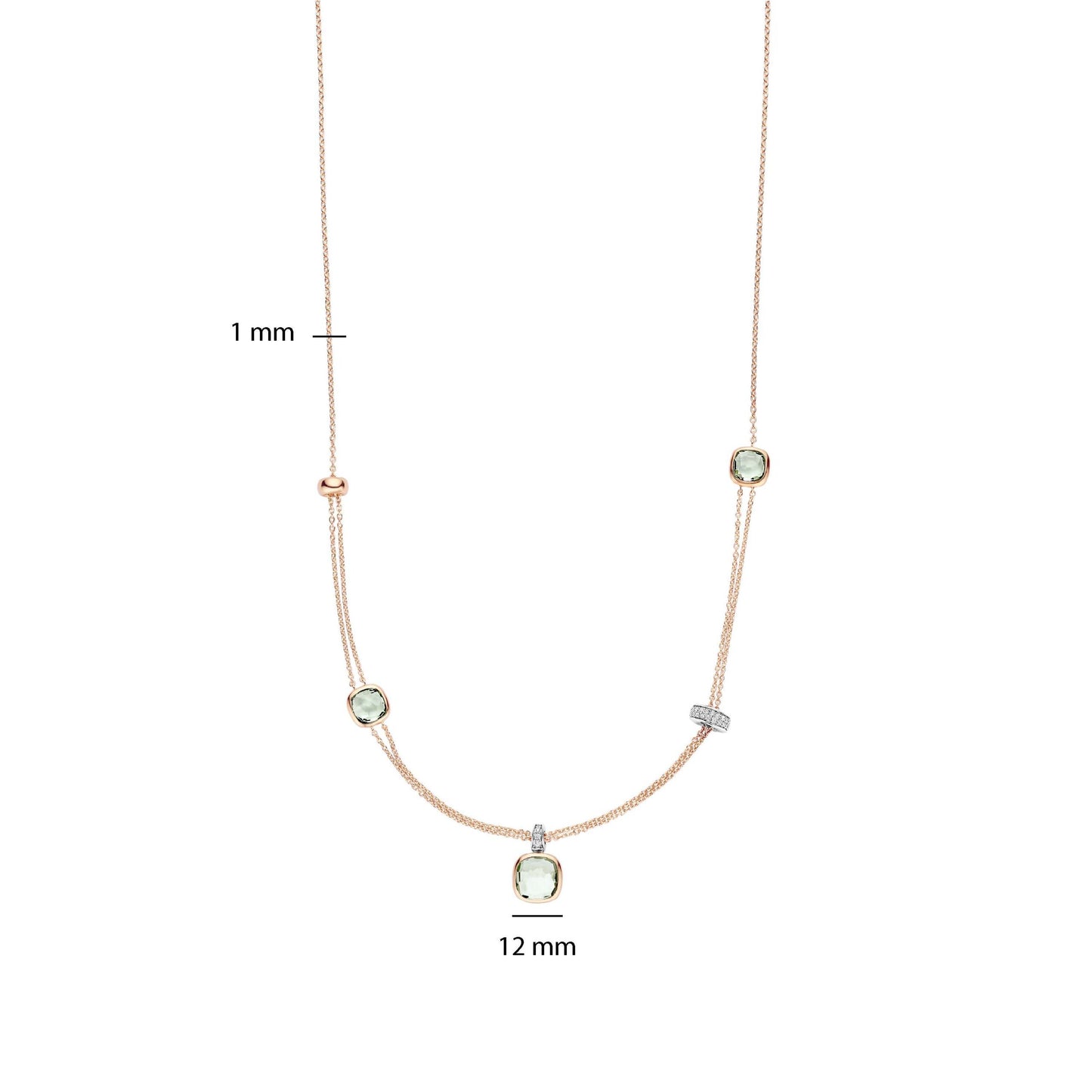TI SENTO - Milano Necklace 34122GR/50