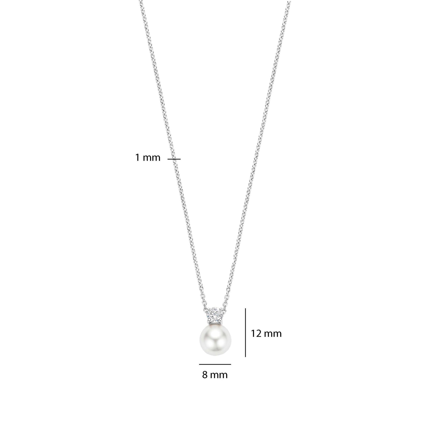 TI SENTO - Milano Necklace 34125PW/42