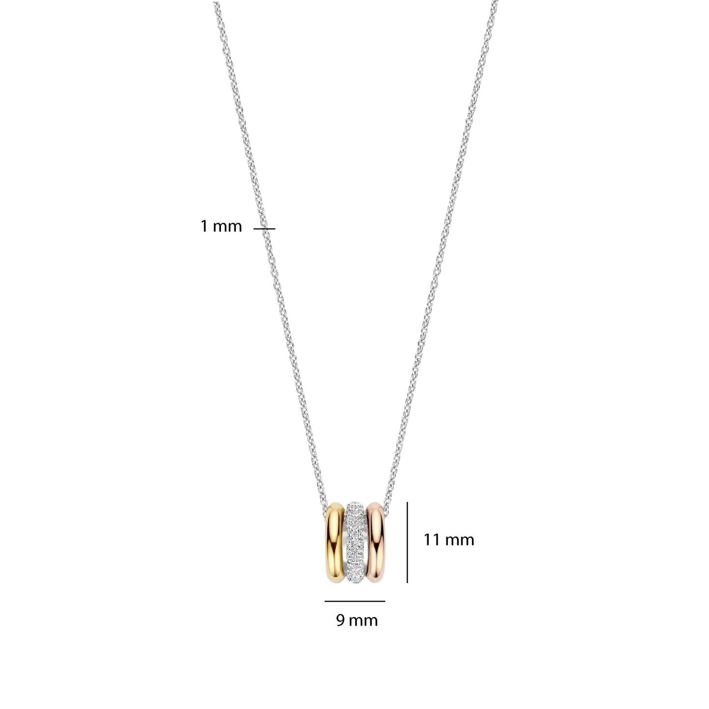 TI SENTO - Milano Necklace 34128TZ/42