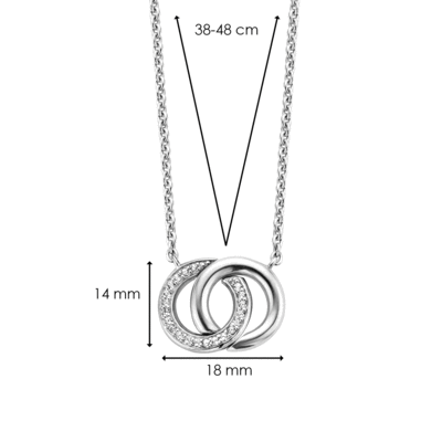 TI SENTO - Milano Necklace 3822ZI/48
