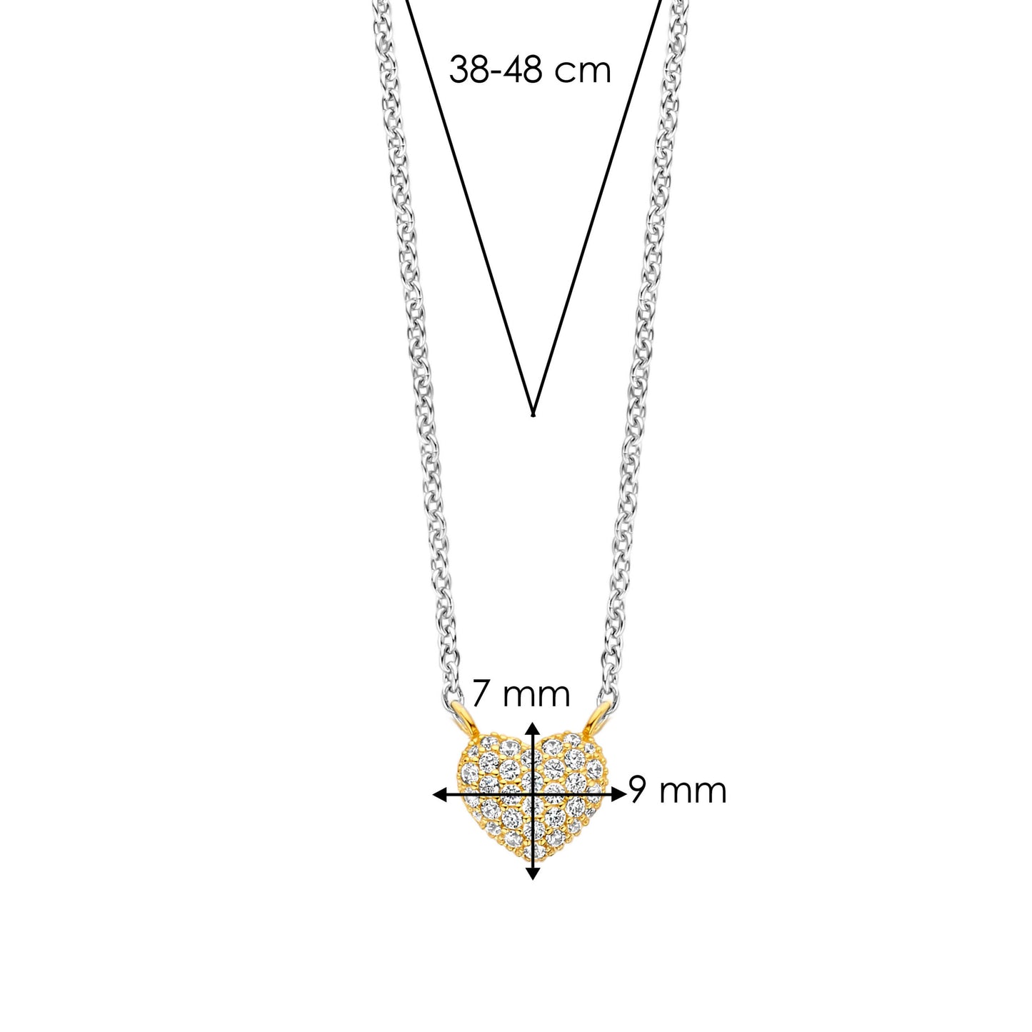 TI SENTO - Milano Necklace 3899ZY/42