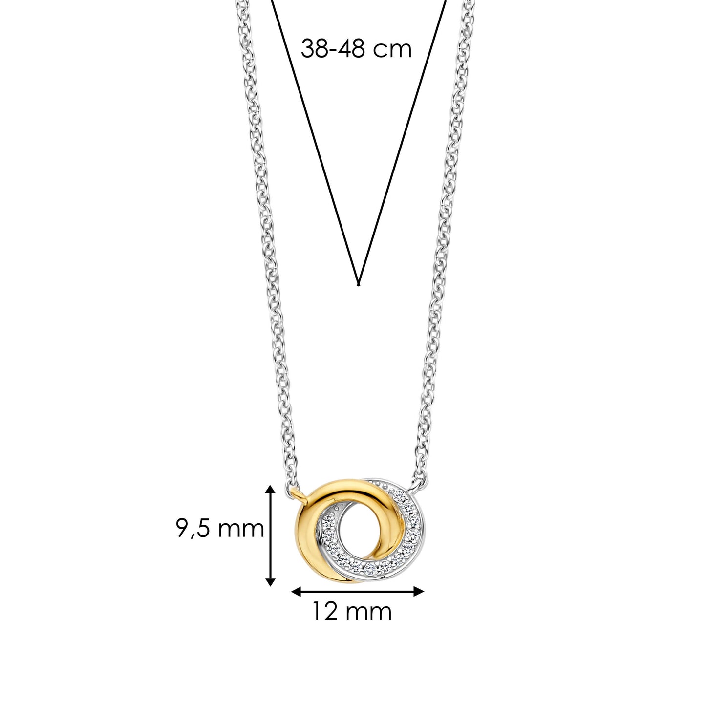 TI SENTO - Milano Necklace 3915ZY/42