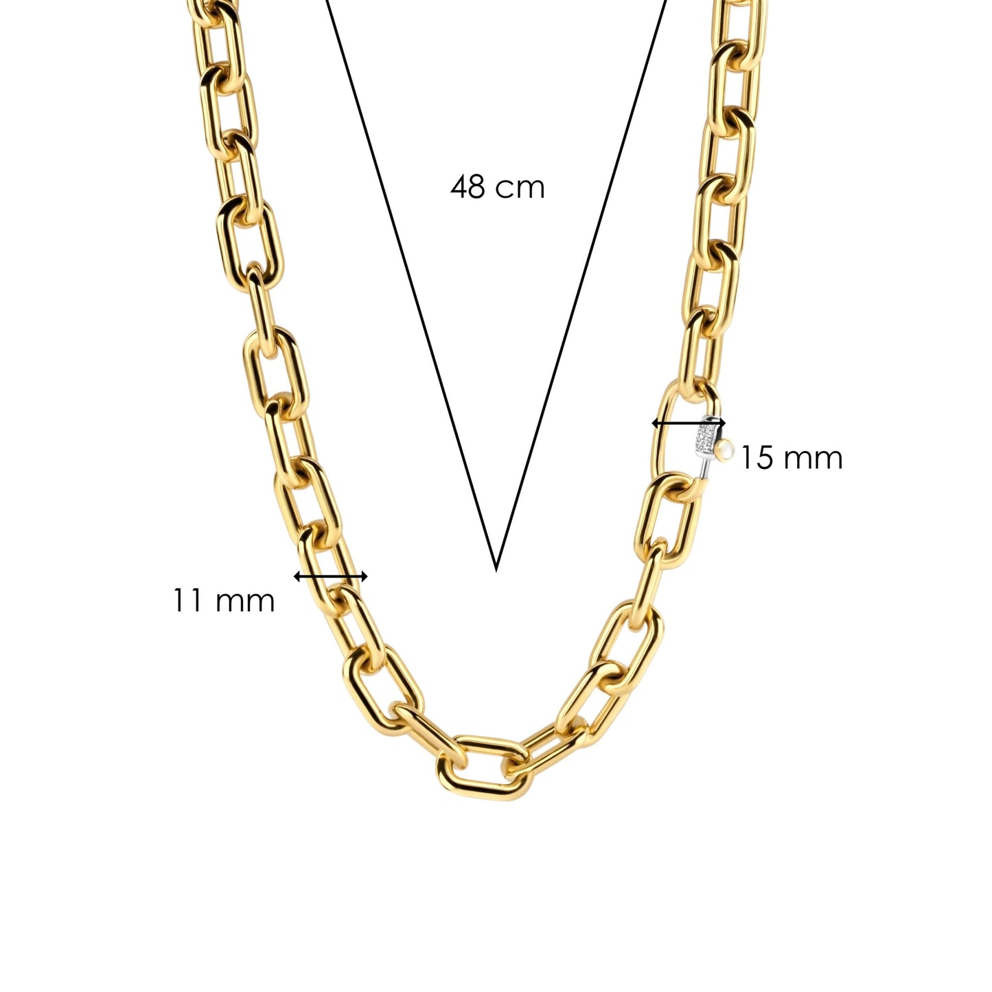 TI SENTO - Milano Necklace 3957SY/48