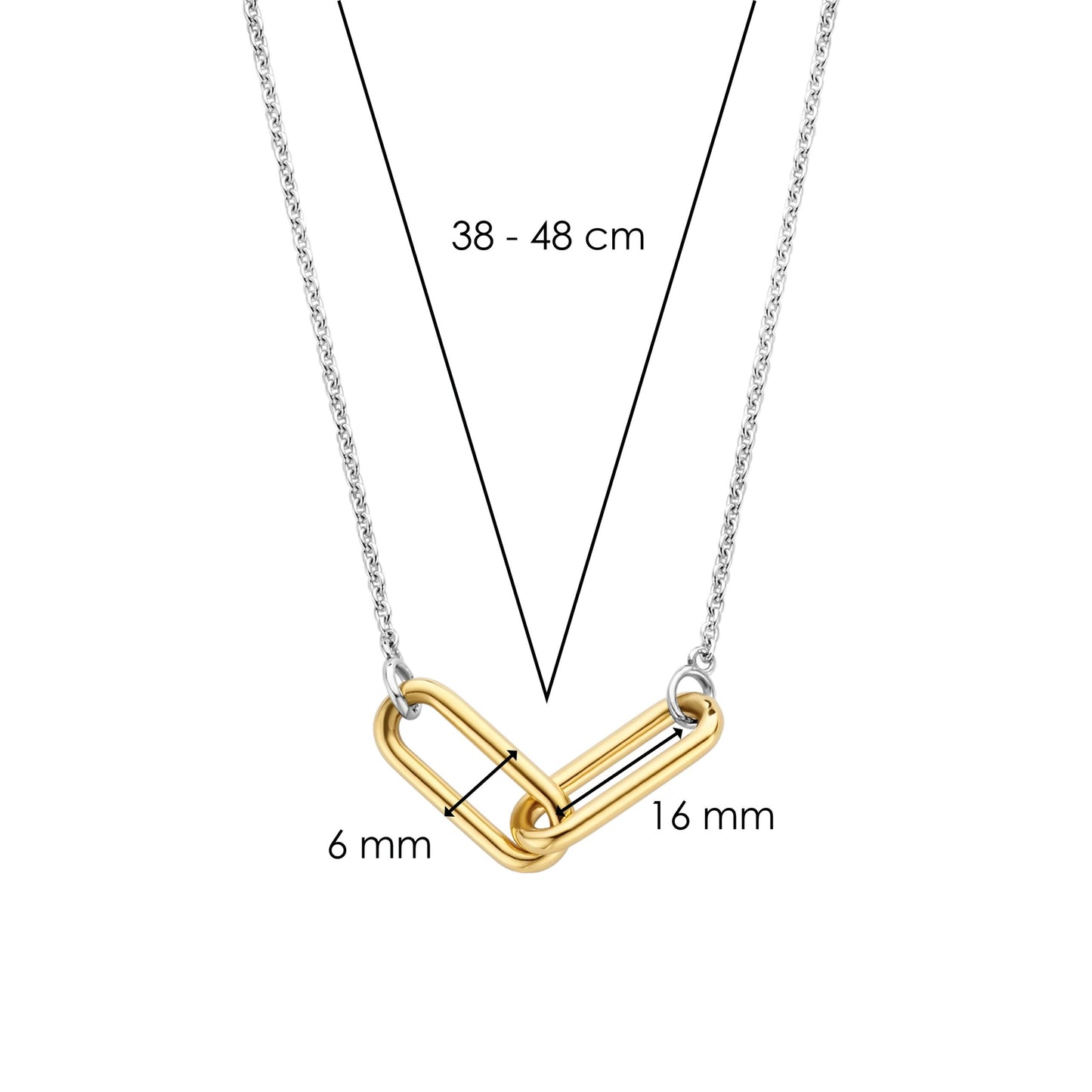 TI SENTO - Milano Necklace 3966SY/42