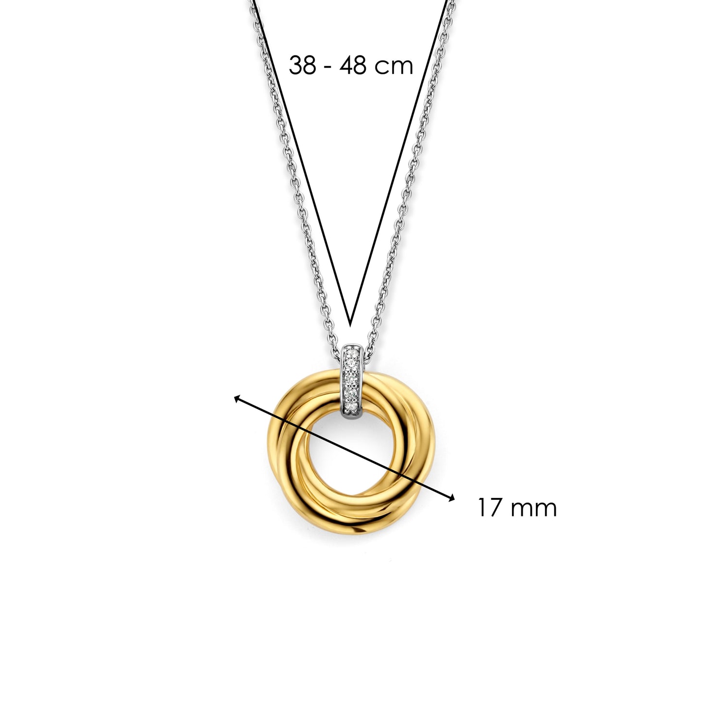 TI SENTO - Milano Necklace 3972ZY/42