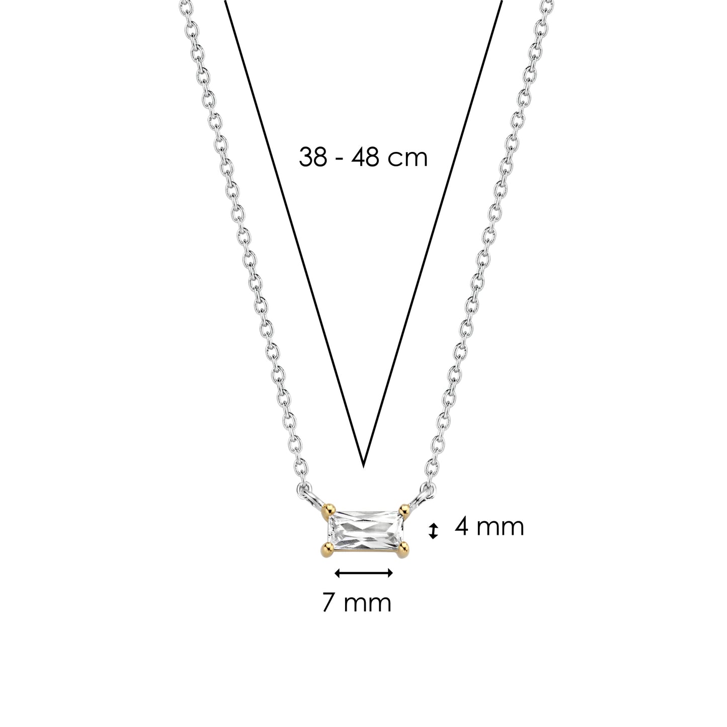 TI SENTO - Milano Necklace 3977ZY/42