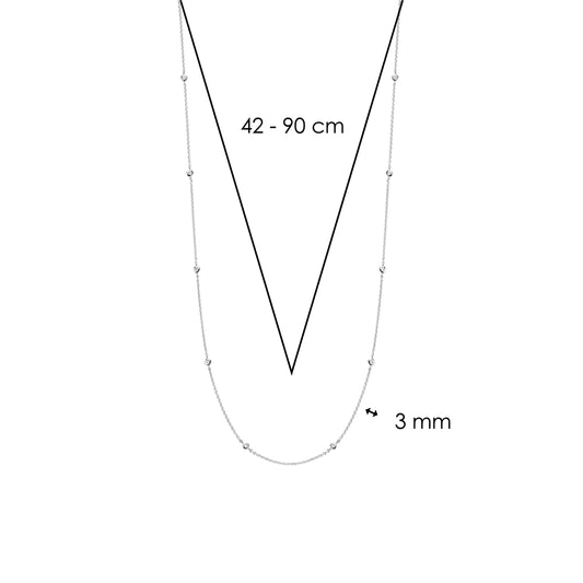 TI SENTO - Milano Necklace 3978ZI/90