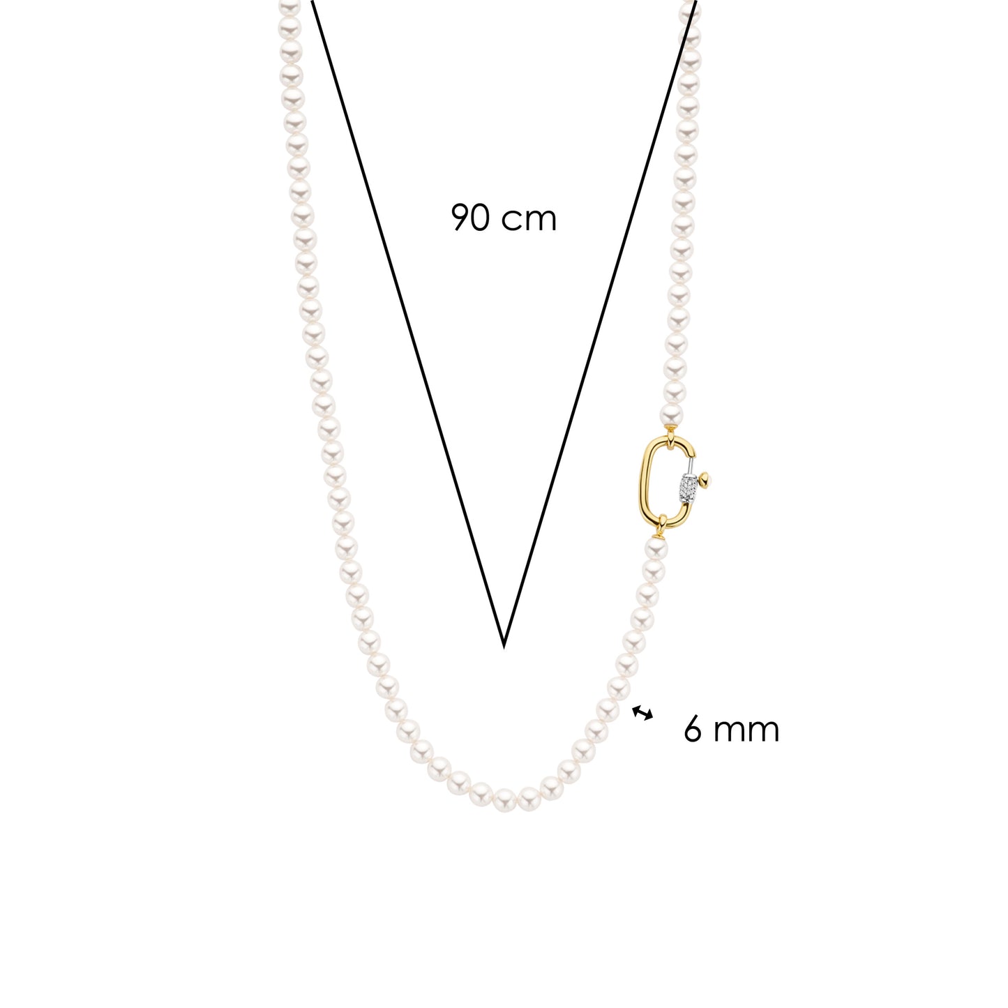 TI SENTO - Milano Necklace 3980PW/80