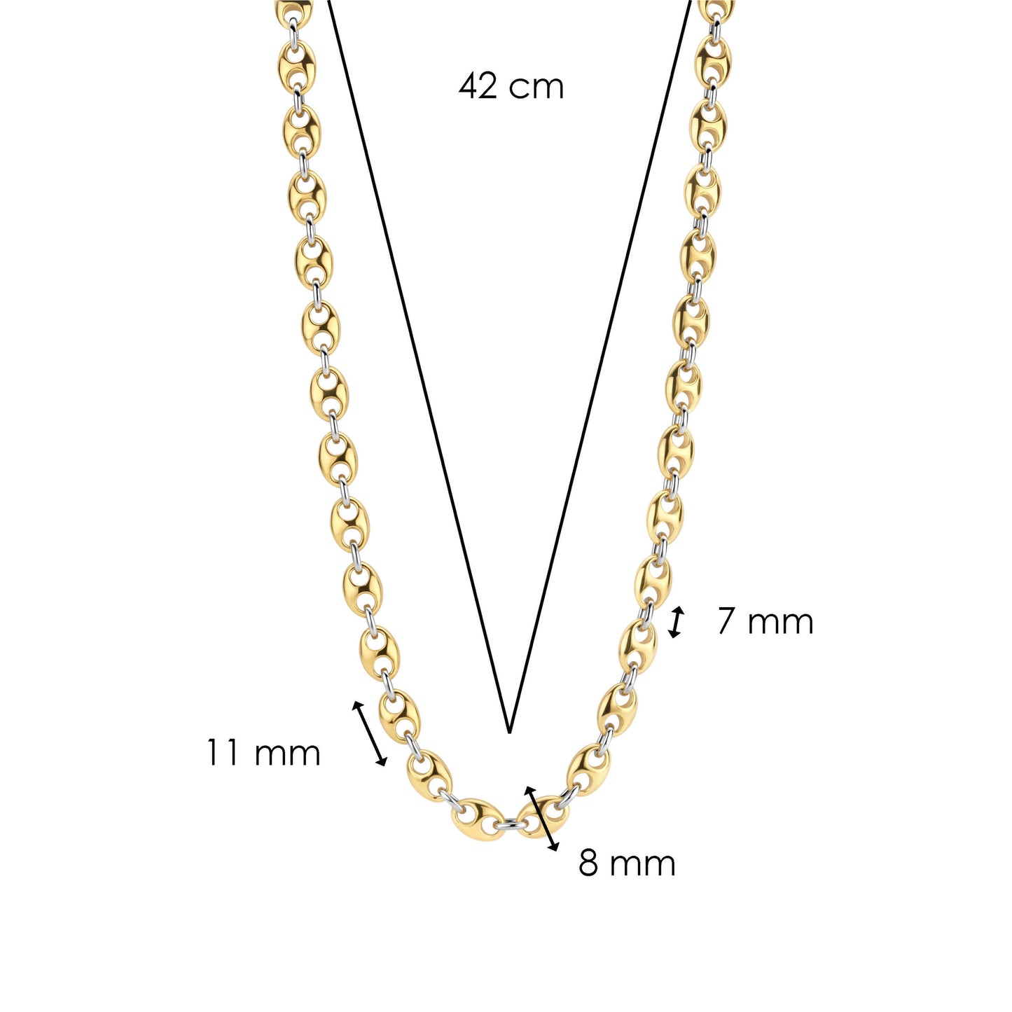 TI SENTO - Milano Necklace 3985SY/42
