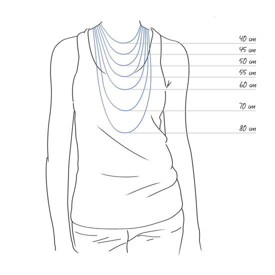 TI SENTO - Milano Necklace 3808ZI/80