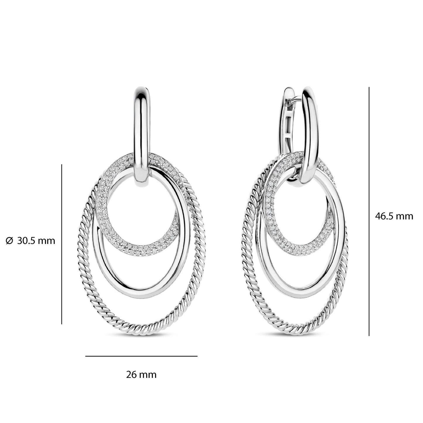 TI SENTO Earrings 78067ZI
