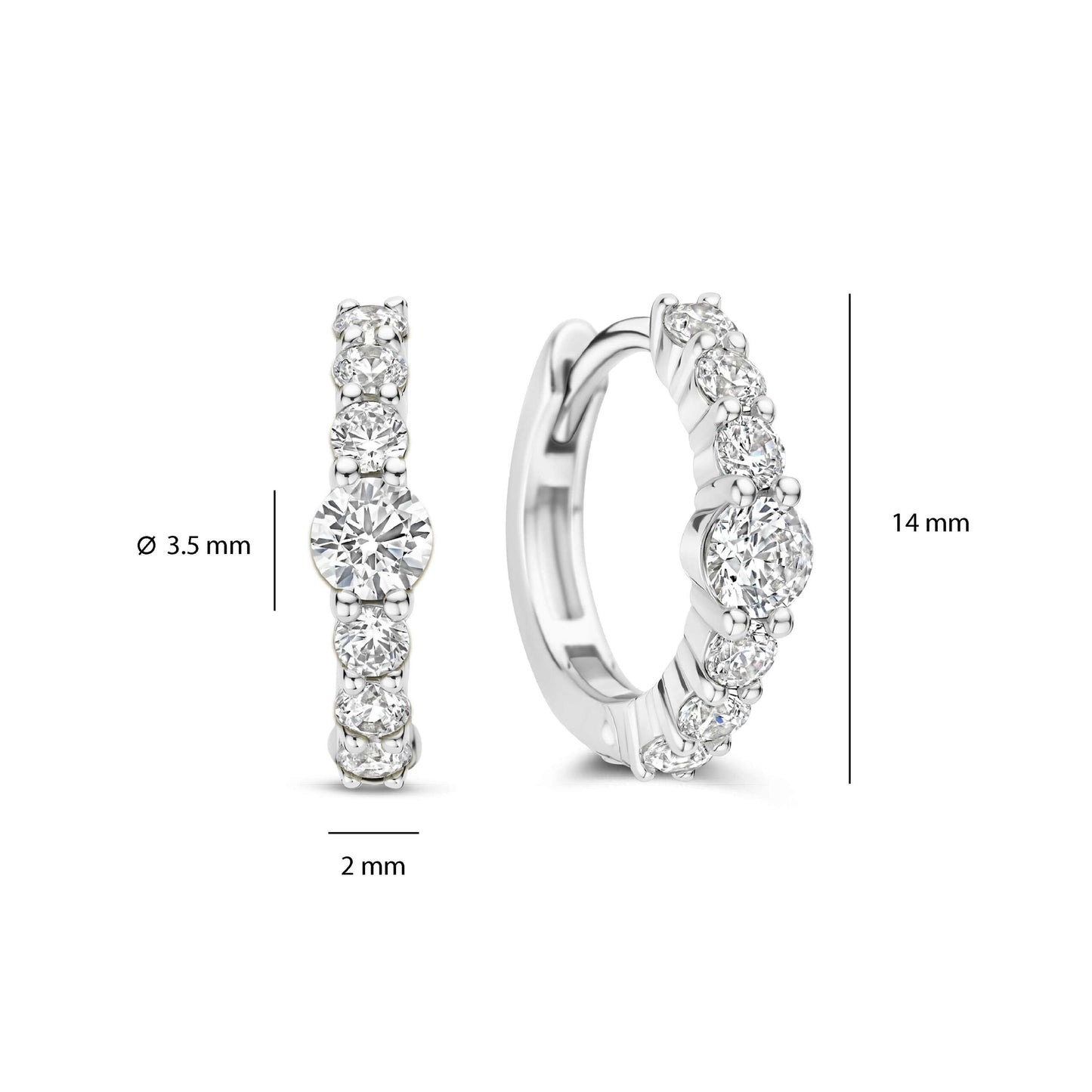 TI SENTO Earrings 78073ZI