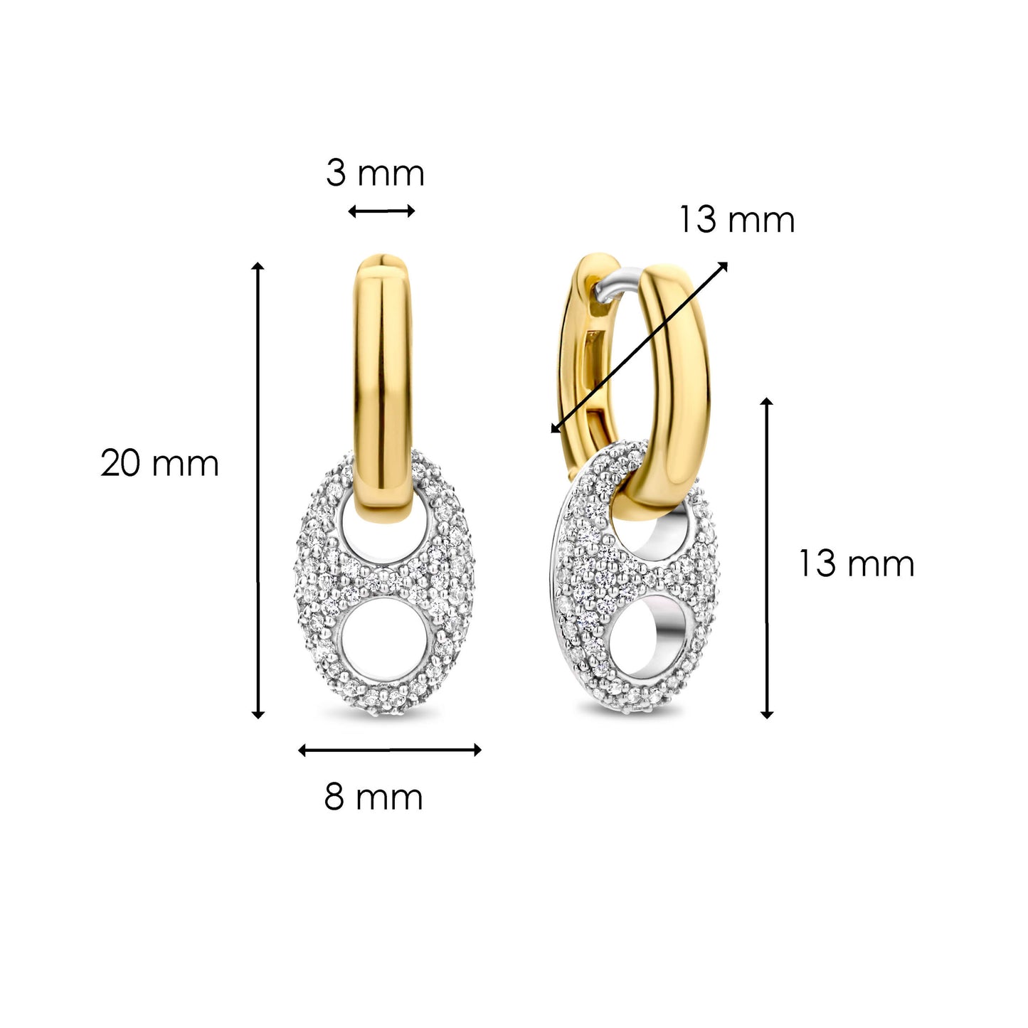 TI SENTO Earrings 7878ZY