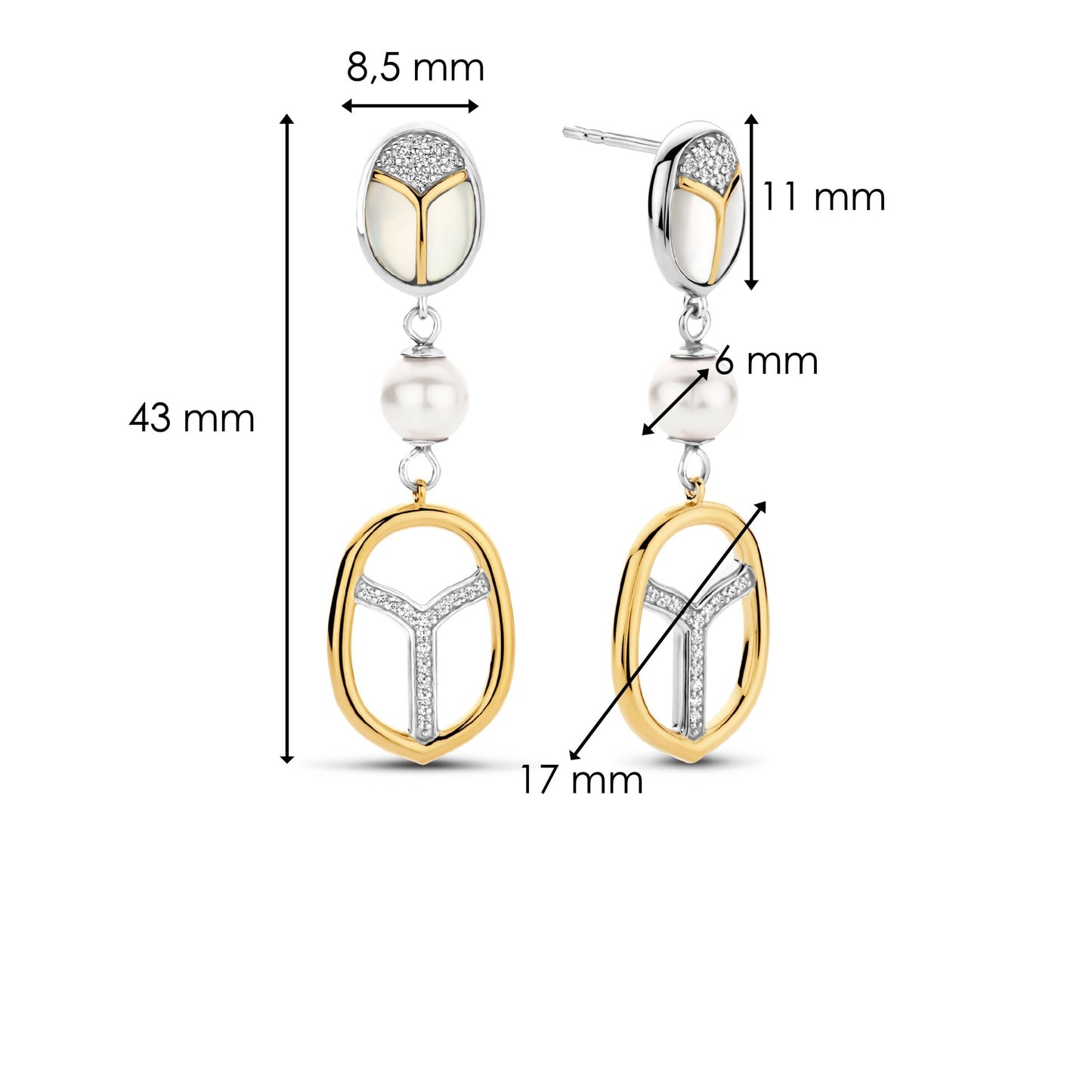 TI SENTO Earrings 7995MW