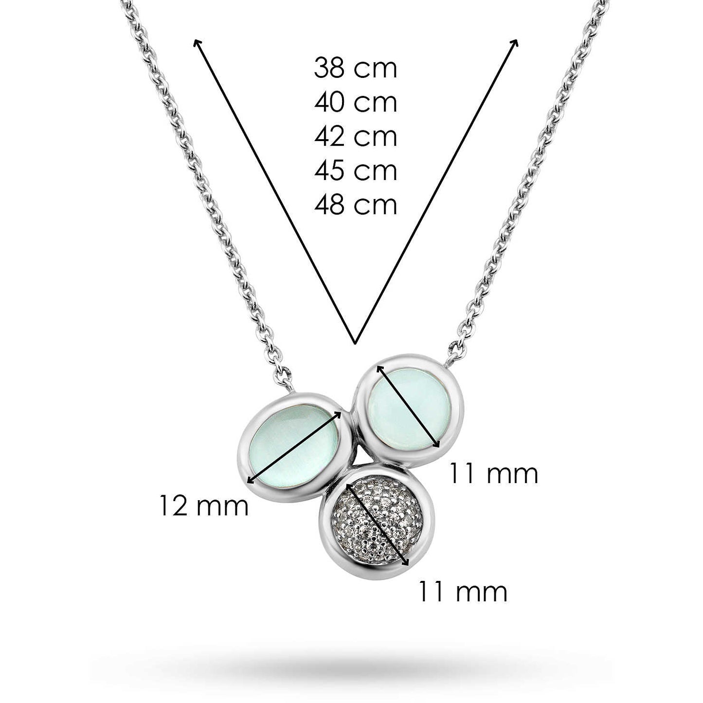 TI SENTO - Milano Necklace 3840AG/42